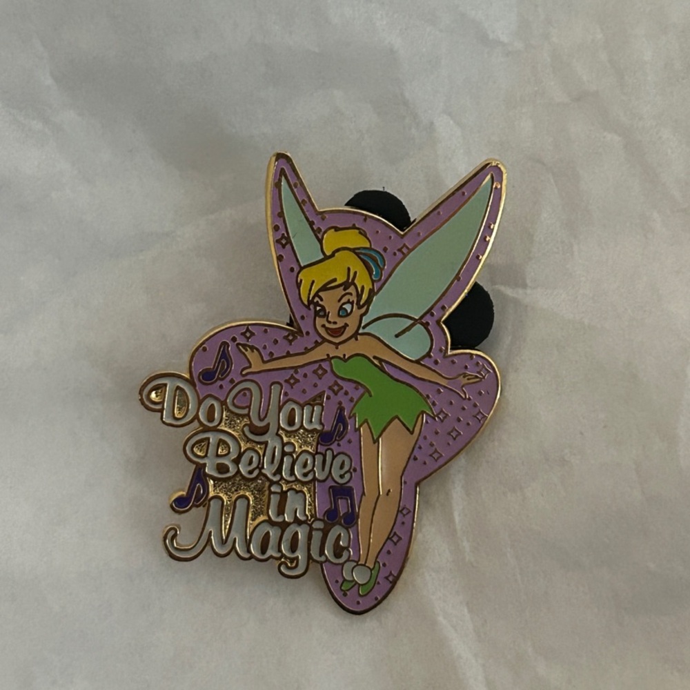 Disney‎ Tinker Bell Vintage Do You Believe in Magic Trading Pin